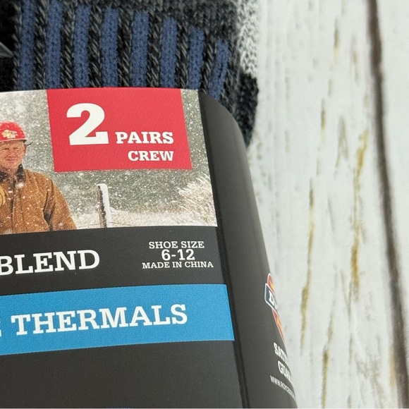 Dickies Merino Wool Blend Crew Socks Mens Shoe Size 6-12 Work Comfort New - Picture 3 of 5